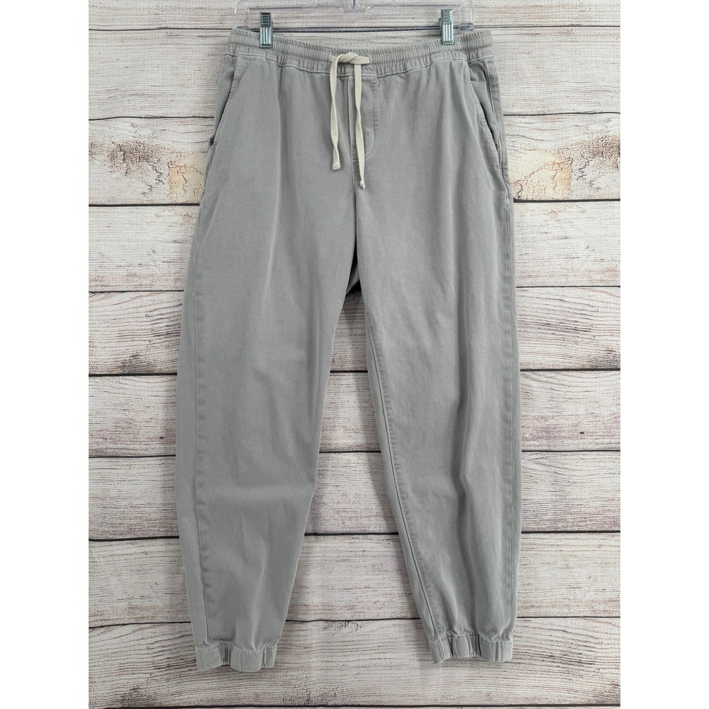 Marine Layer Joggers Mens Large Grey Athletic Fit Saturday Pant